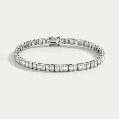 Emerald Lab Grown Diamond Tennis Bracelet Bracelet