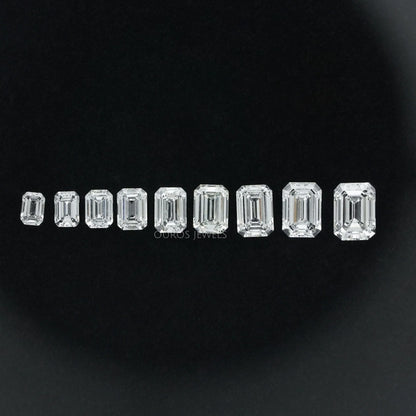 Loose Emerald Cut Lab Diamond Loose