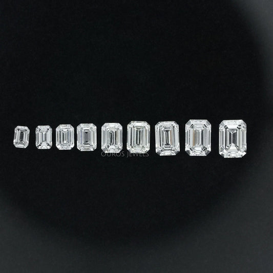 Loose Emerald Cut Lab Diamond Loose