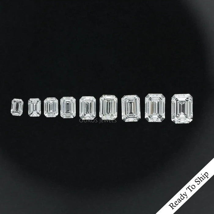 Loose Emerald Cut Lab Diamond