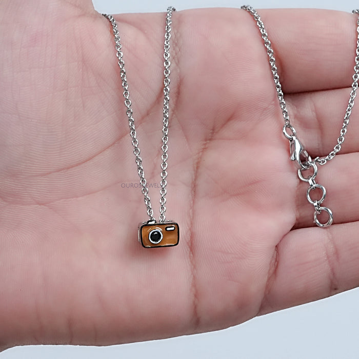 Retro Camera Pendant Necklace For Kids