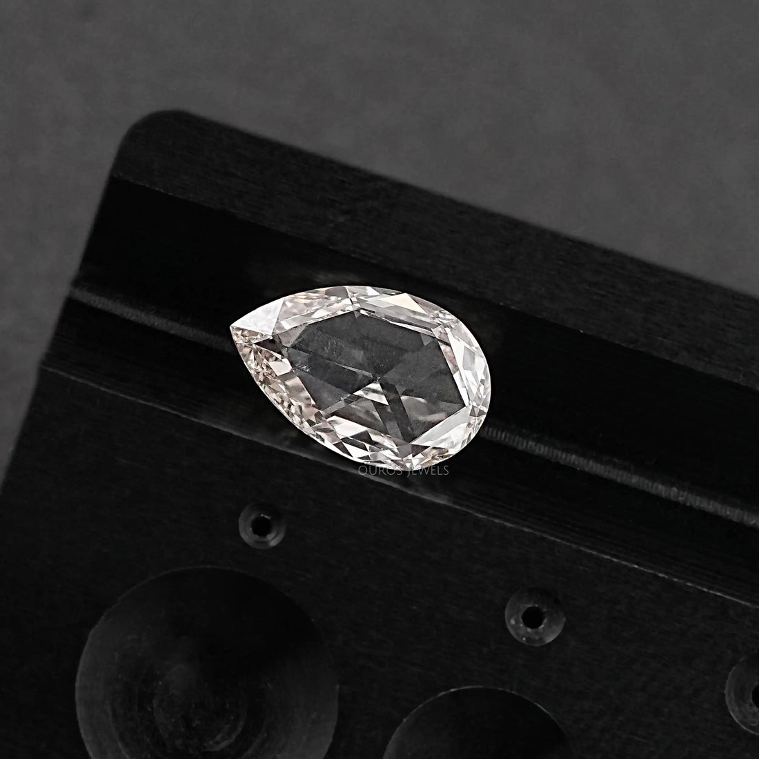 Rose Cut Pear Lab Grown Diamond