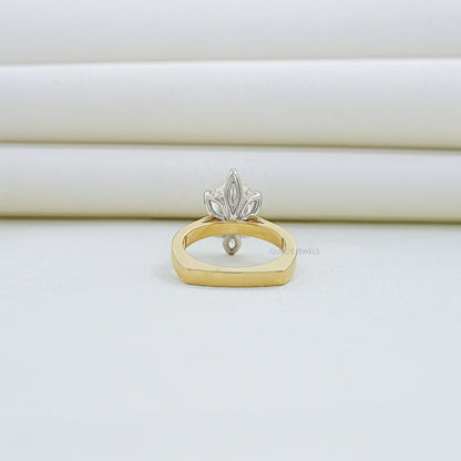 Dutch Marquise Diamond Solitaire Engagement Ring Ring