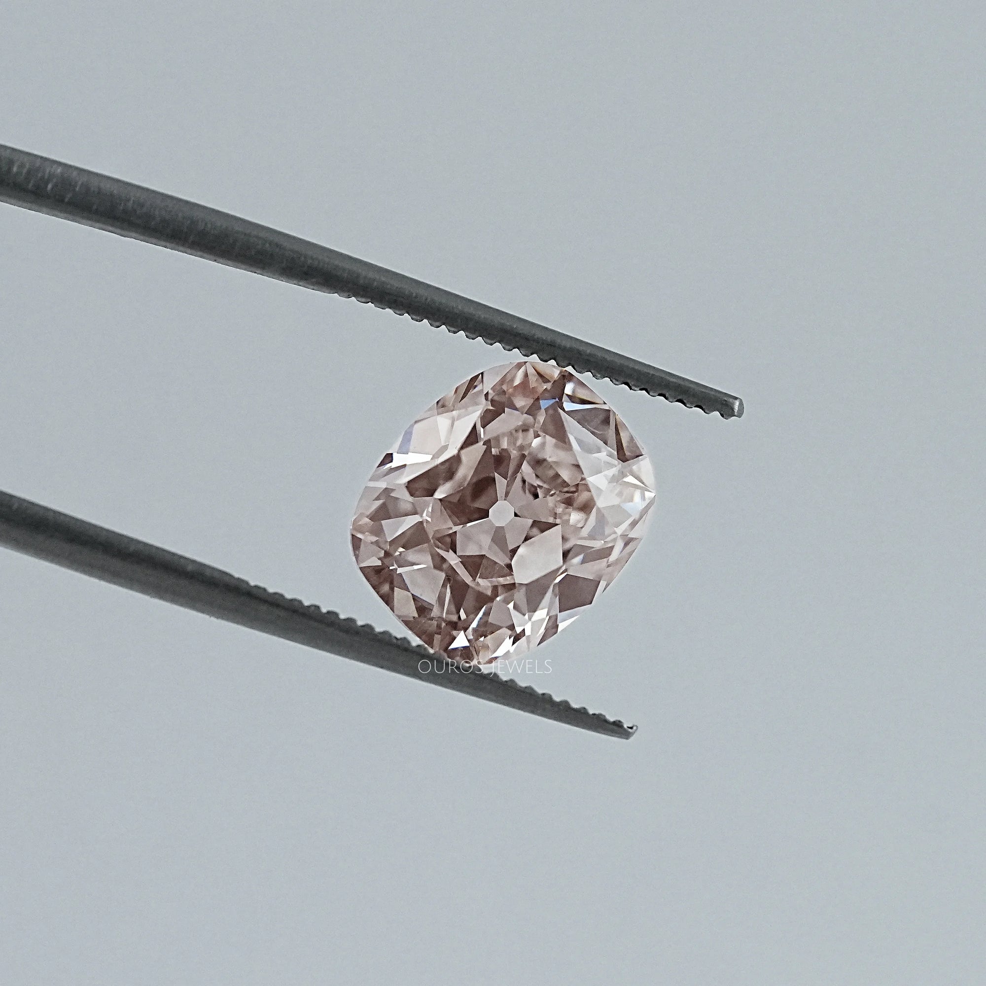 Fancy Light Pink Old Mine Cushion Loose Diamond Loose