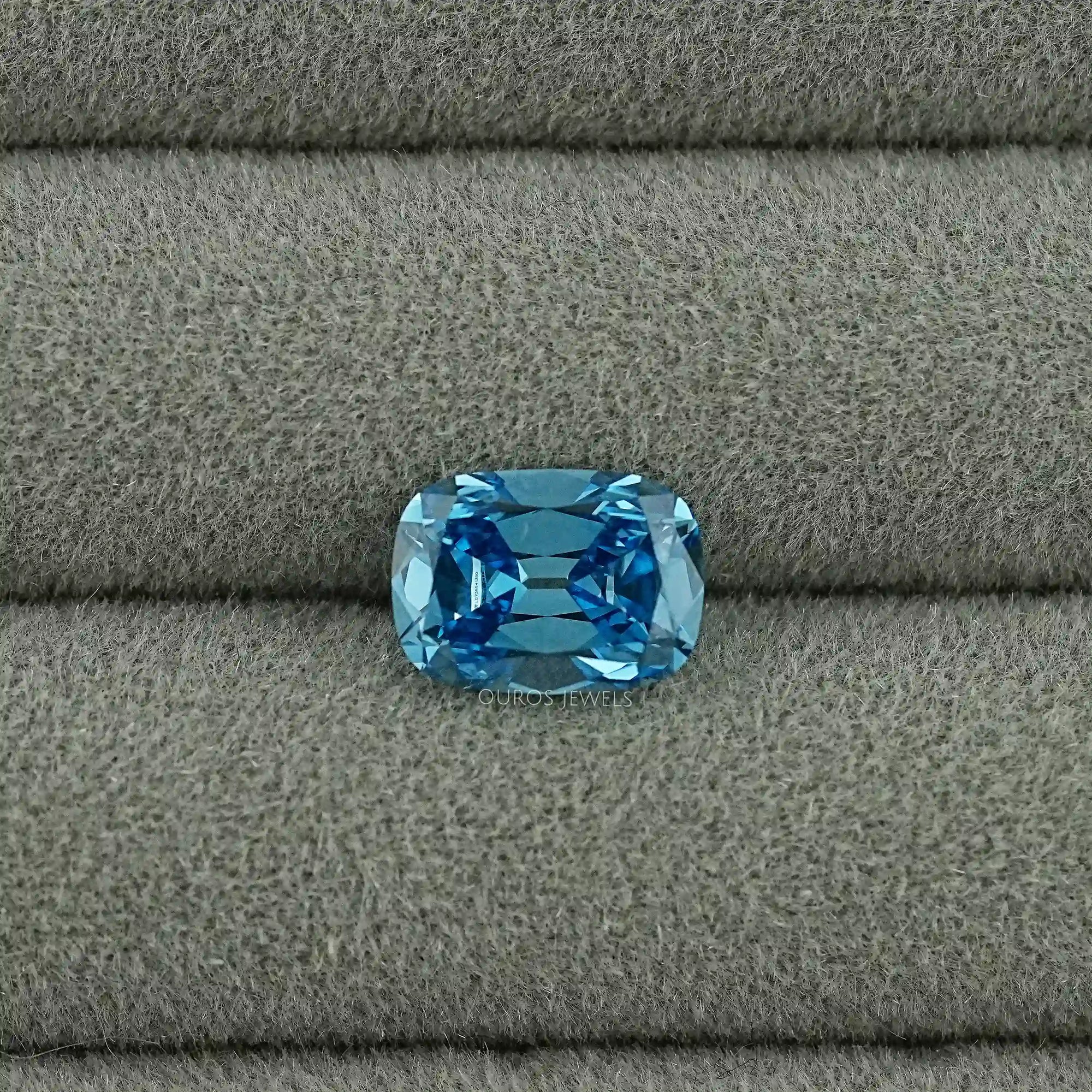 Fancy Vivid Blue Old Mine Cushion Lab Diamond Loose