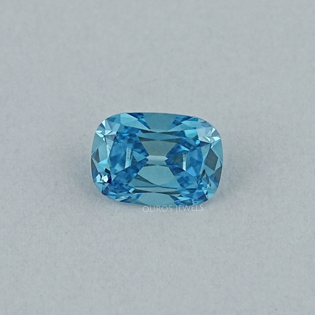 Fancy Vivid Blue Old Mine Cushion Lab Diamond Loose