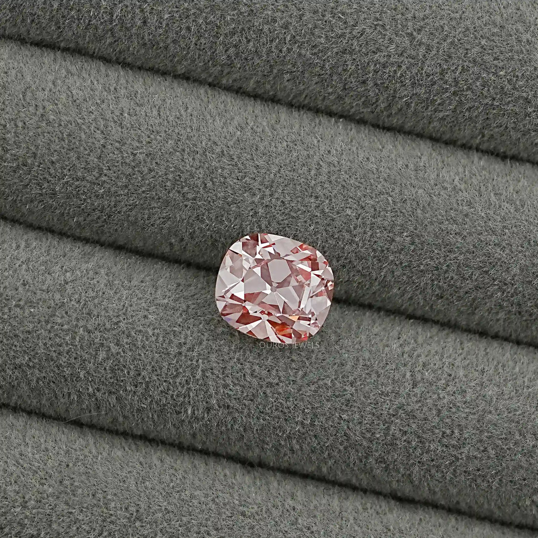 Fancy Vivid Pink Old Mine Cushion Lab-Diamond Loose