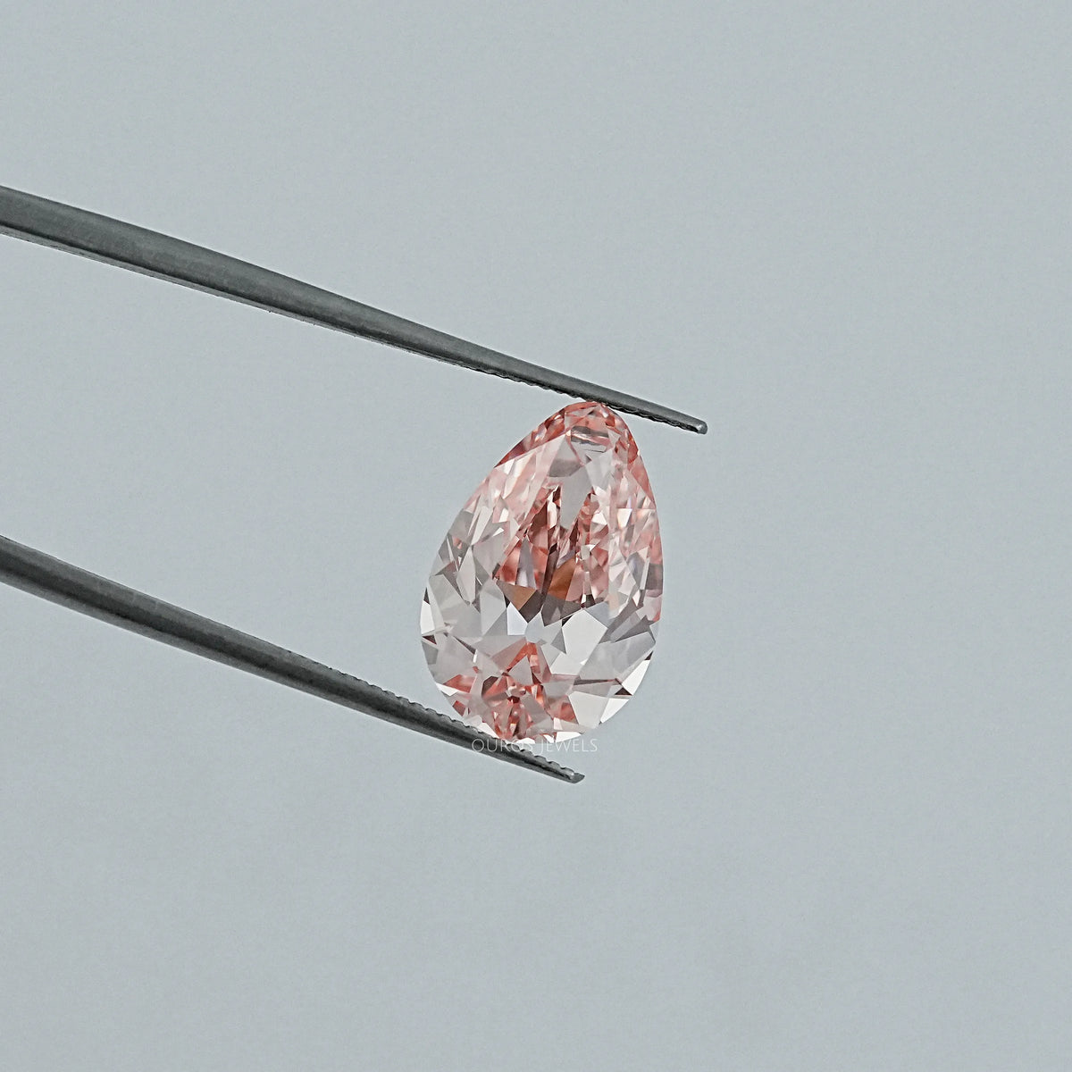 Fancy Vivid Pink Old Mine Pear Lab Grown Diamond Loose