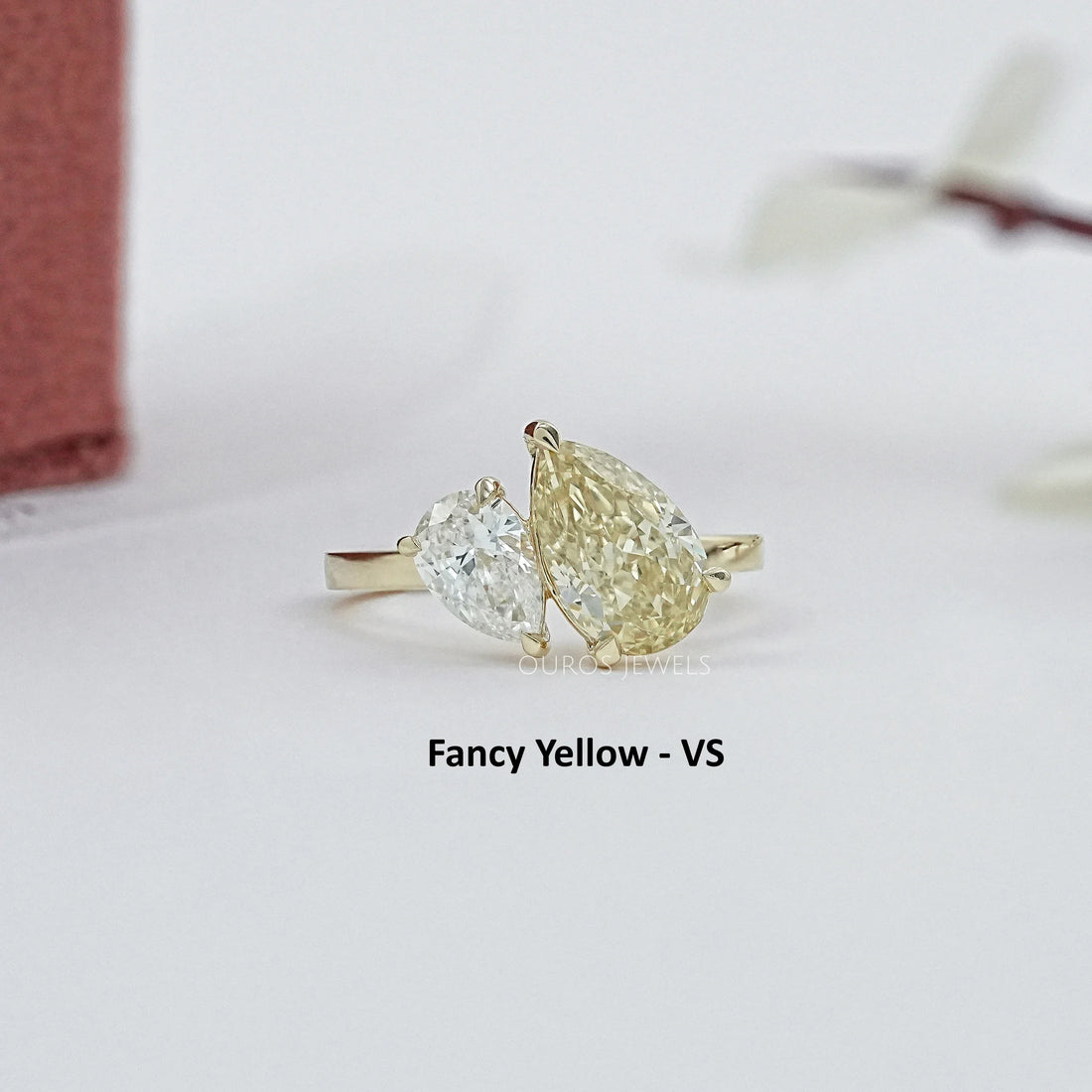 Two Pear Diamond Toi Et Moi Ring Ring