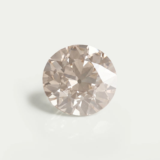 Flower Pattern Old European Round Cut Loose Diamond