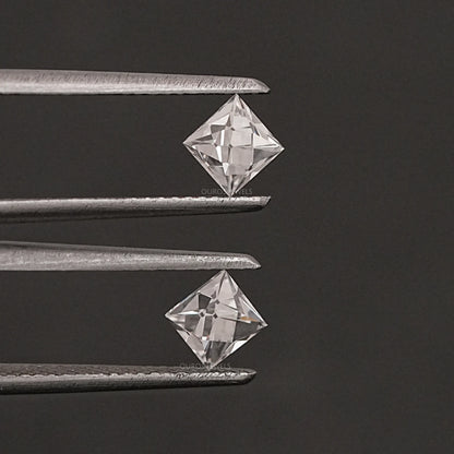 French Cut Lab Grown Diamond Matching Pair Loose