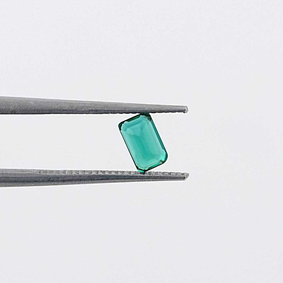 Zambian Green Emerald Cut Gemstone Loose