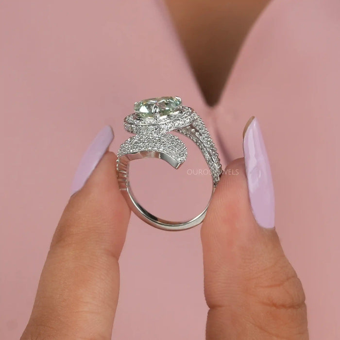 [Vintage Diamond Engagement Ring]-[Ouros Jewels]