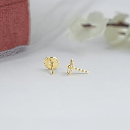Secure Back Type Stud Earrings For Women