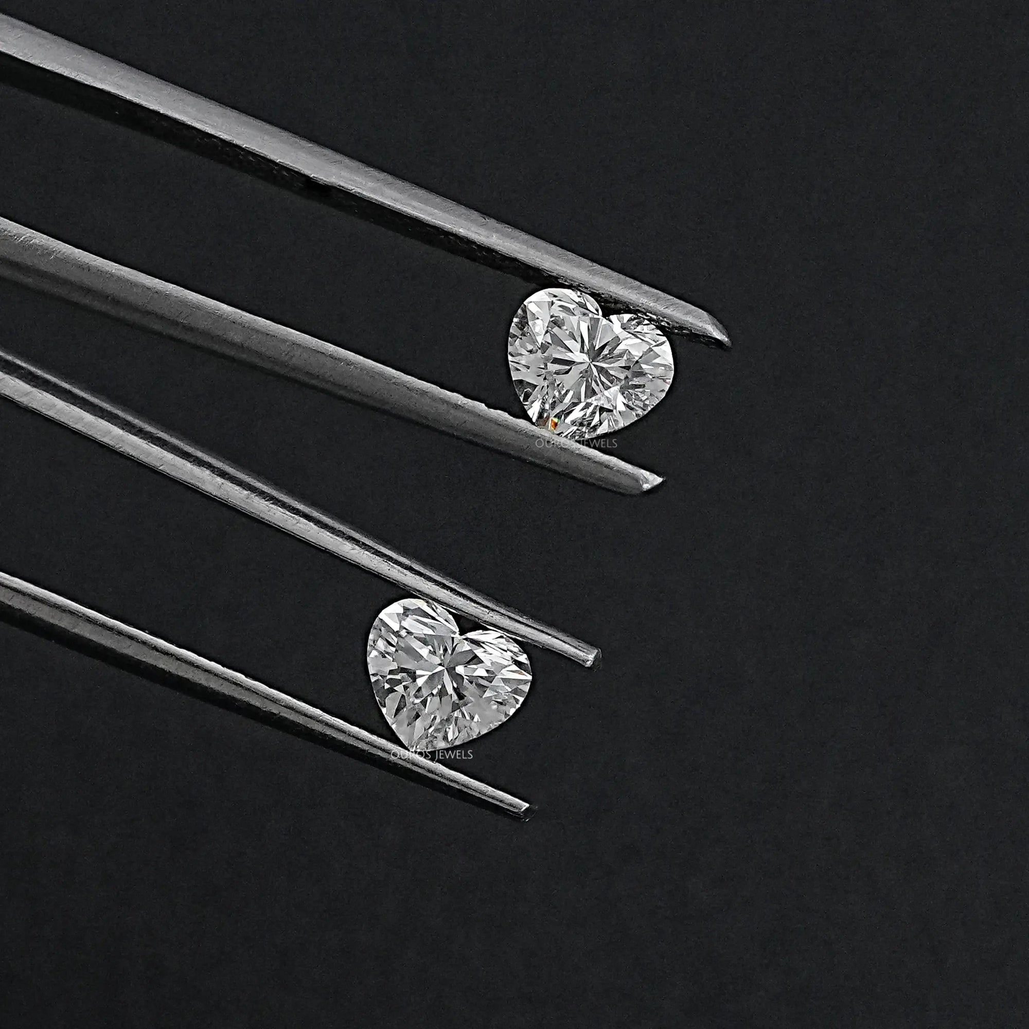 Heart Shaped Lab Grown Diamond Pair Loose