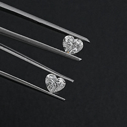 Heart Shaped Lab Grown Diamond Pair Loose