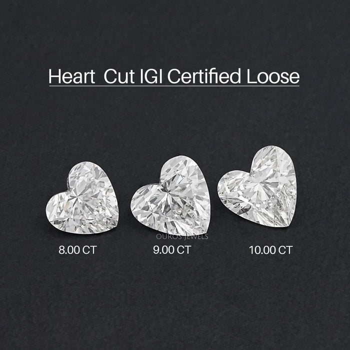 Heart Cut Lab Grown Loose Diamond