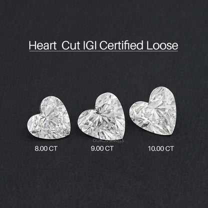 Heart Cut Lab Grown Diamond - Certified Loose
