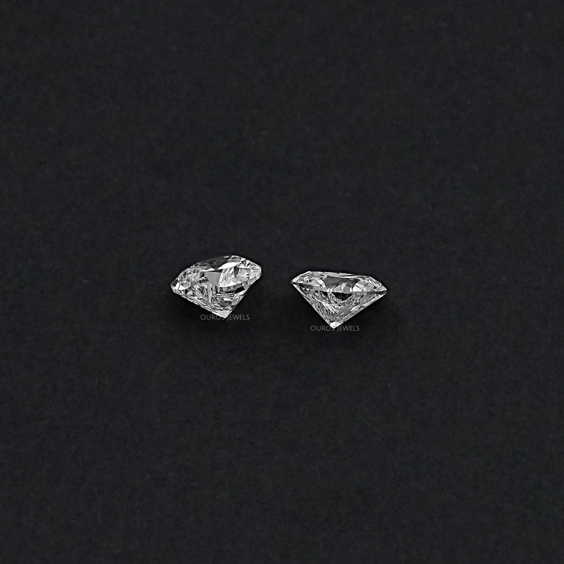 Heart Shaped Lab Grown Diamond Pair Loose