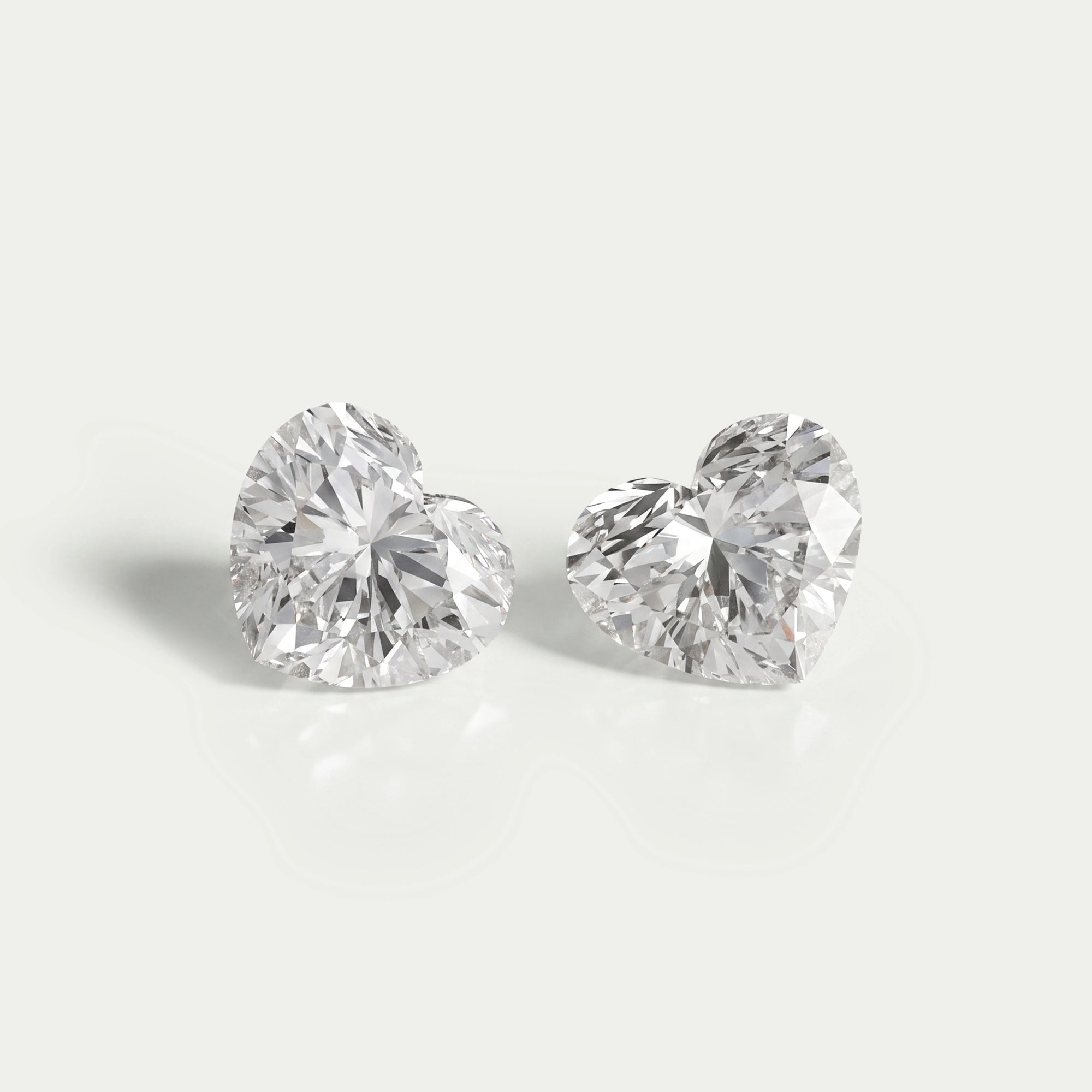 Heart Shaped Lab Grown Diamond Pair Loose