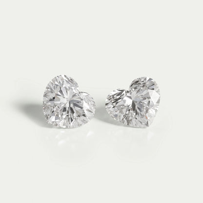 Heart Shaped Lab Grown Diamond Pair Loose