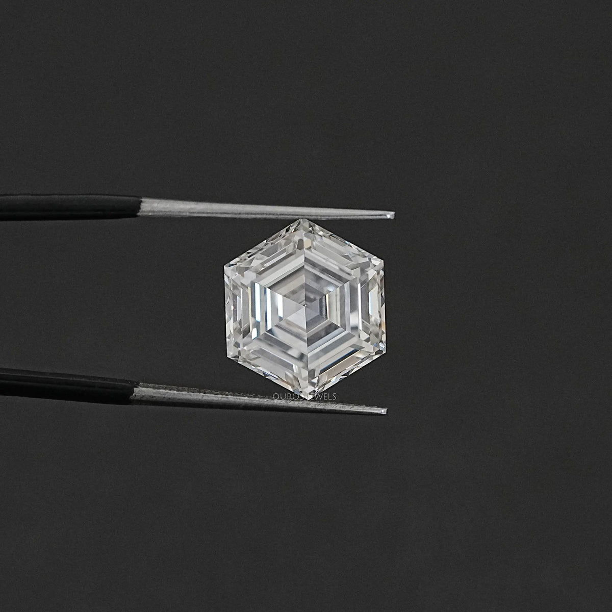 Step Cut Hexagonal Lab Antique Loose Diamond