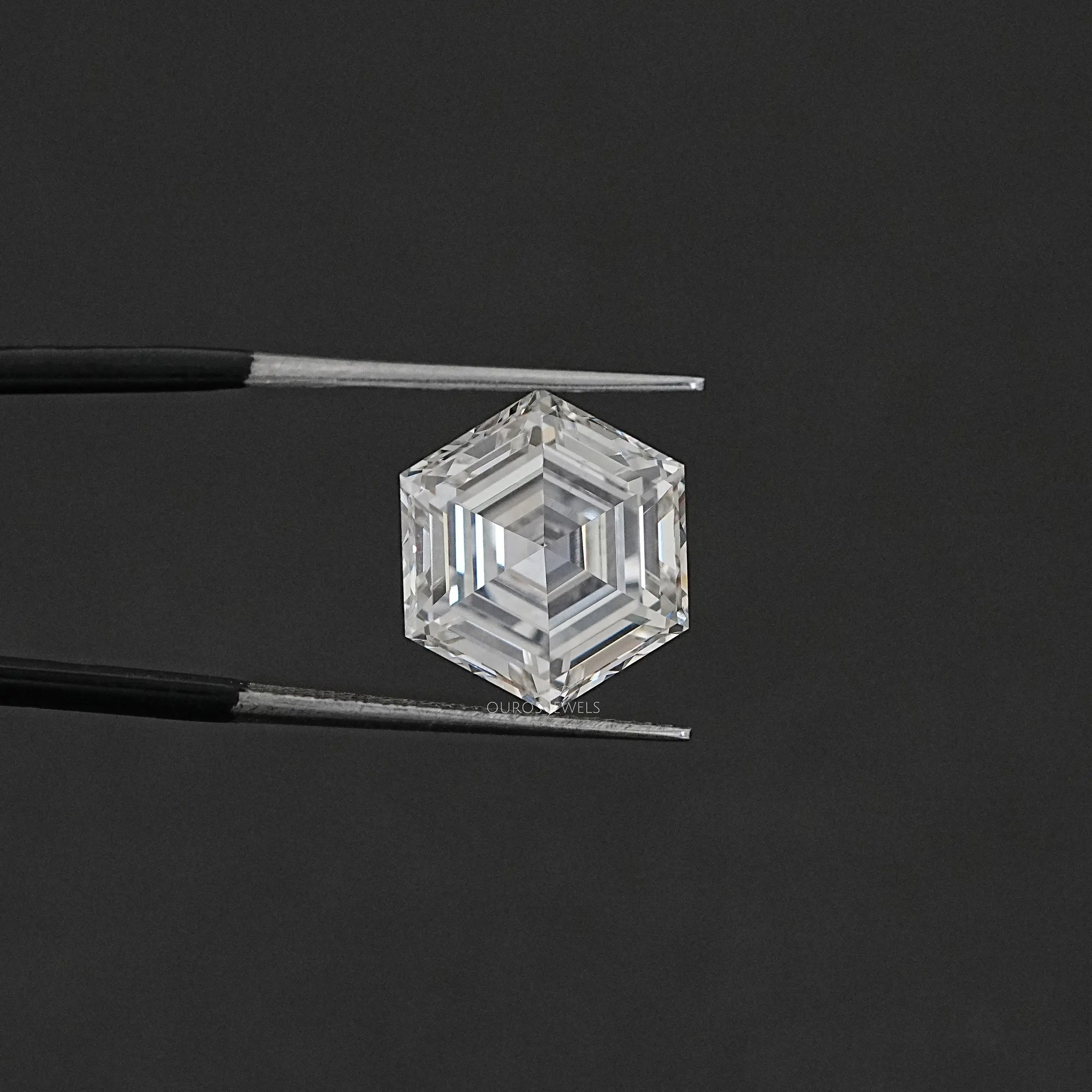 Step Cut Hexagonal Lab Antique Loose Diamond