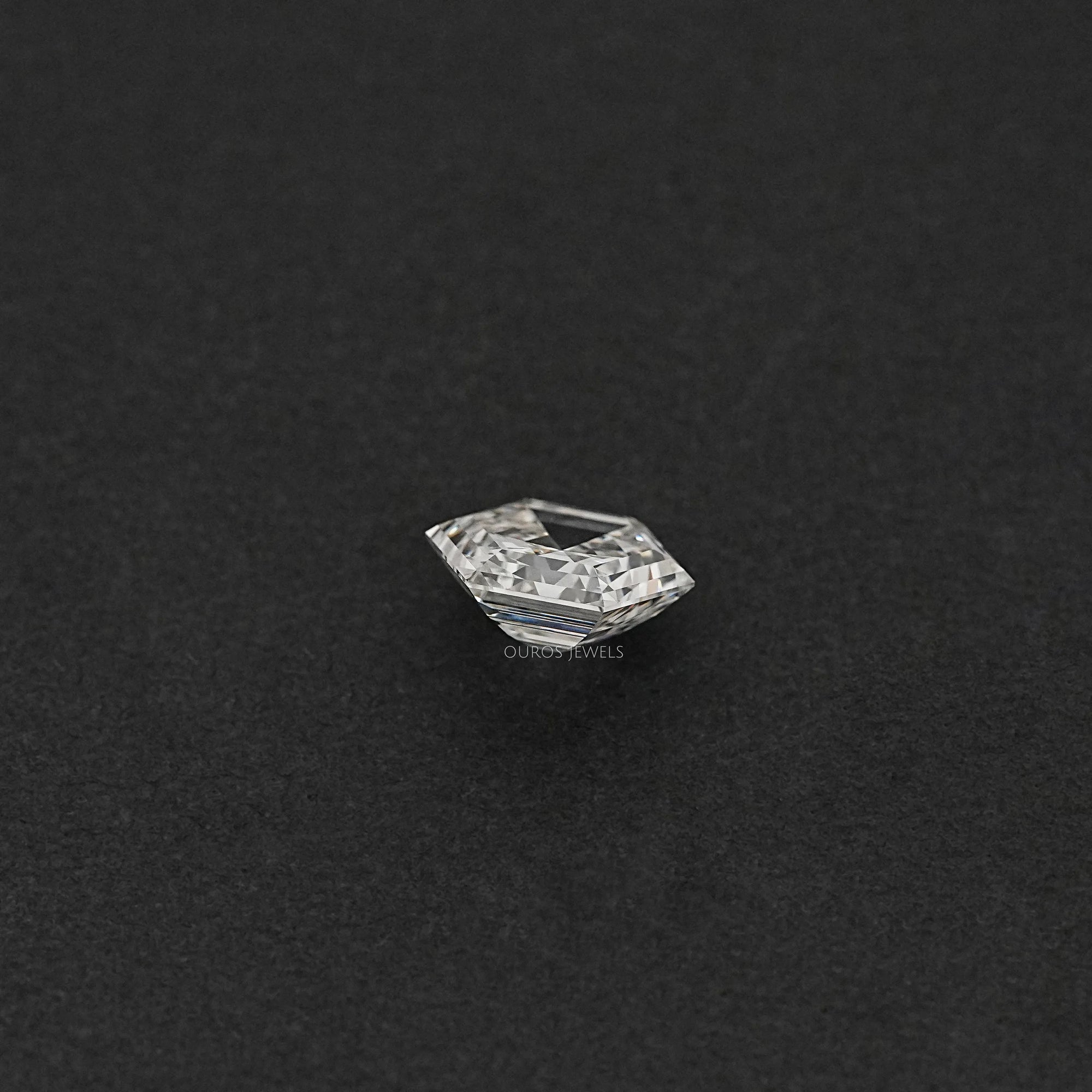 Step Cut Hexagonal Lab Antique Loose Diamond