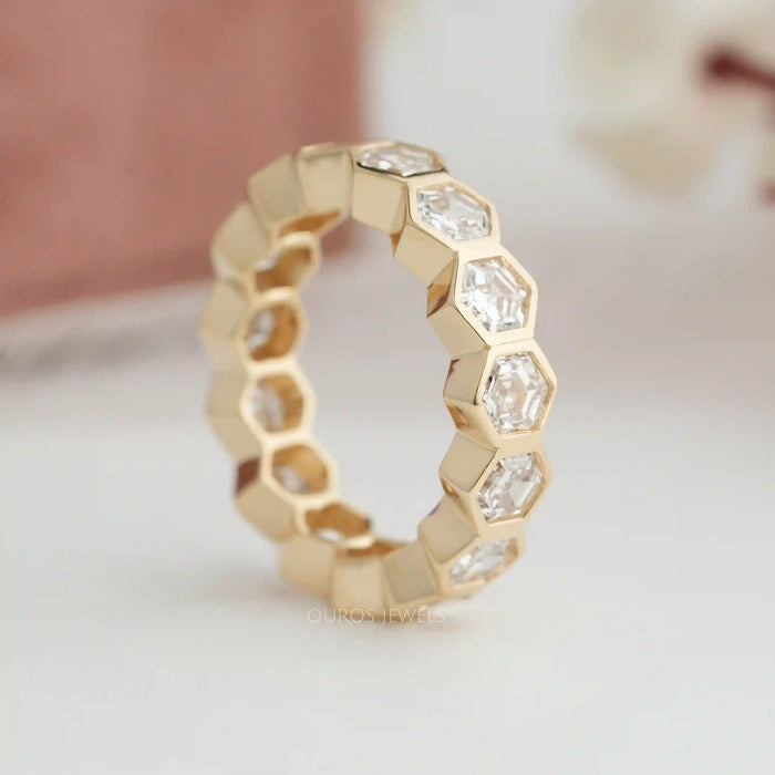 yellow gold full eternity band 