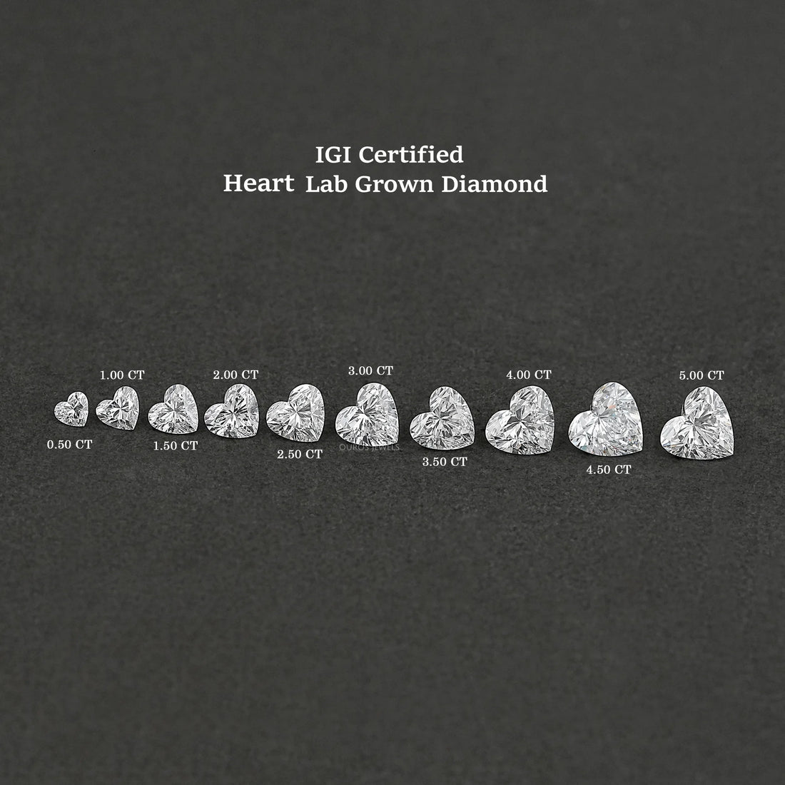 Heart Cut Lab Grown Diamond - Certified Loose