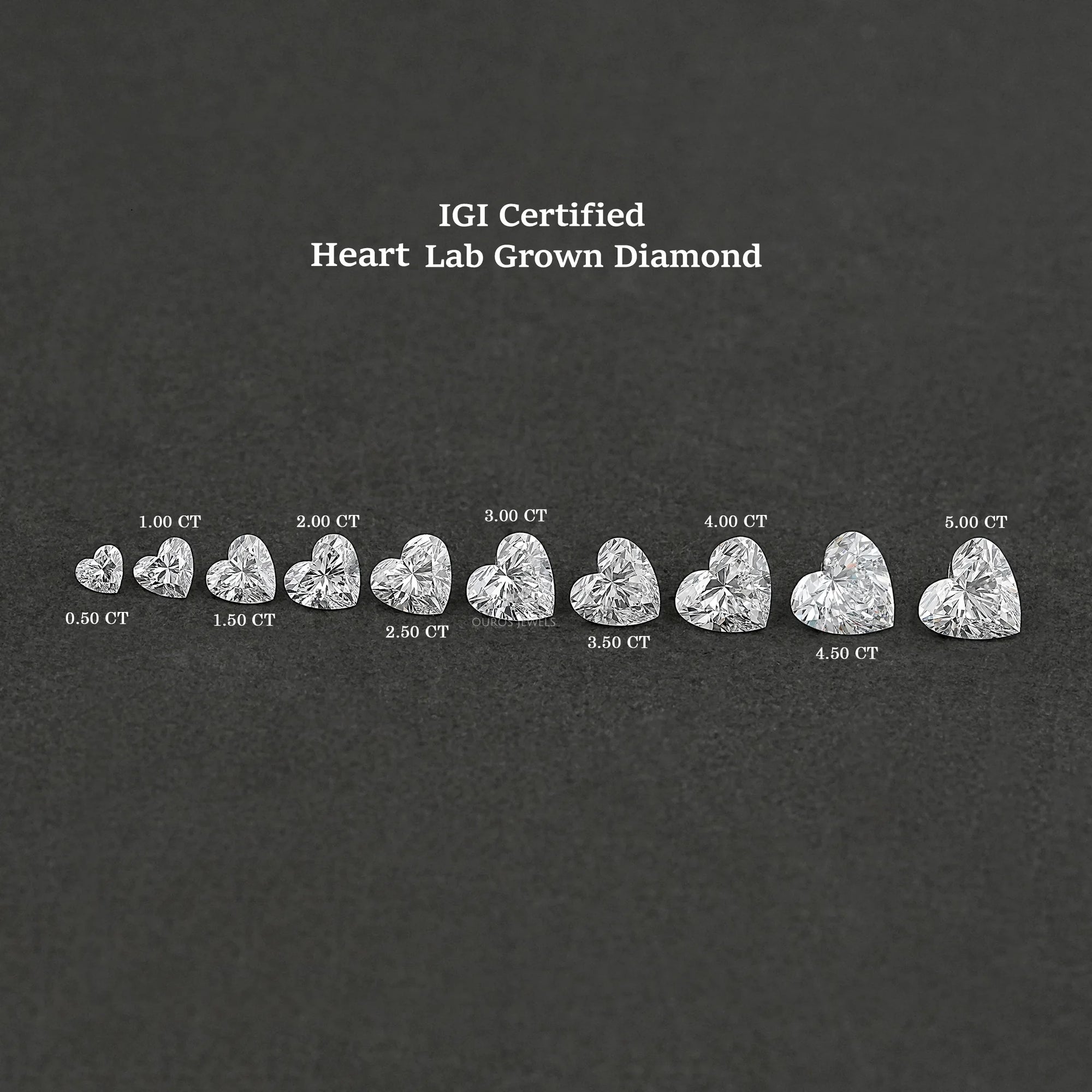 Heart Cut Lab Grown Diamond - Certified Loose