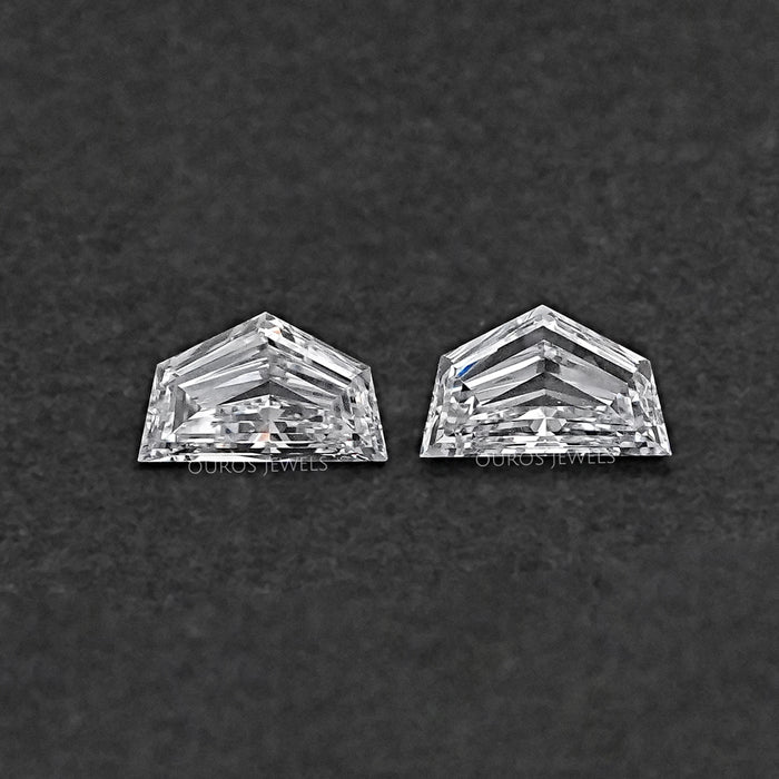 Epaulette Cut Lab Grown Diamond Matching Pair