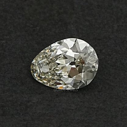 Old Mine Pear Cut Lab Grown Diamond J To Z VS Loose