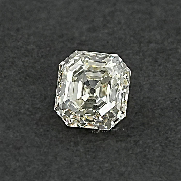 Diamant de laboratoire de taille Asscher d'une ancienne mine