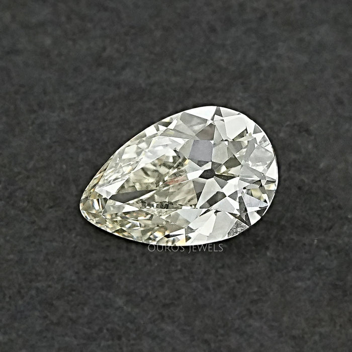 Old Cut Pear Shaped Lab Grown Diamond
