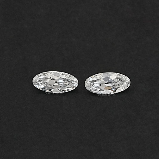 Old Mine Moval Cut Lab Diamond Matching Pair Loose