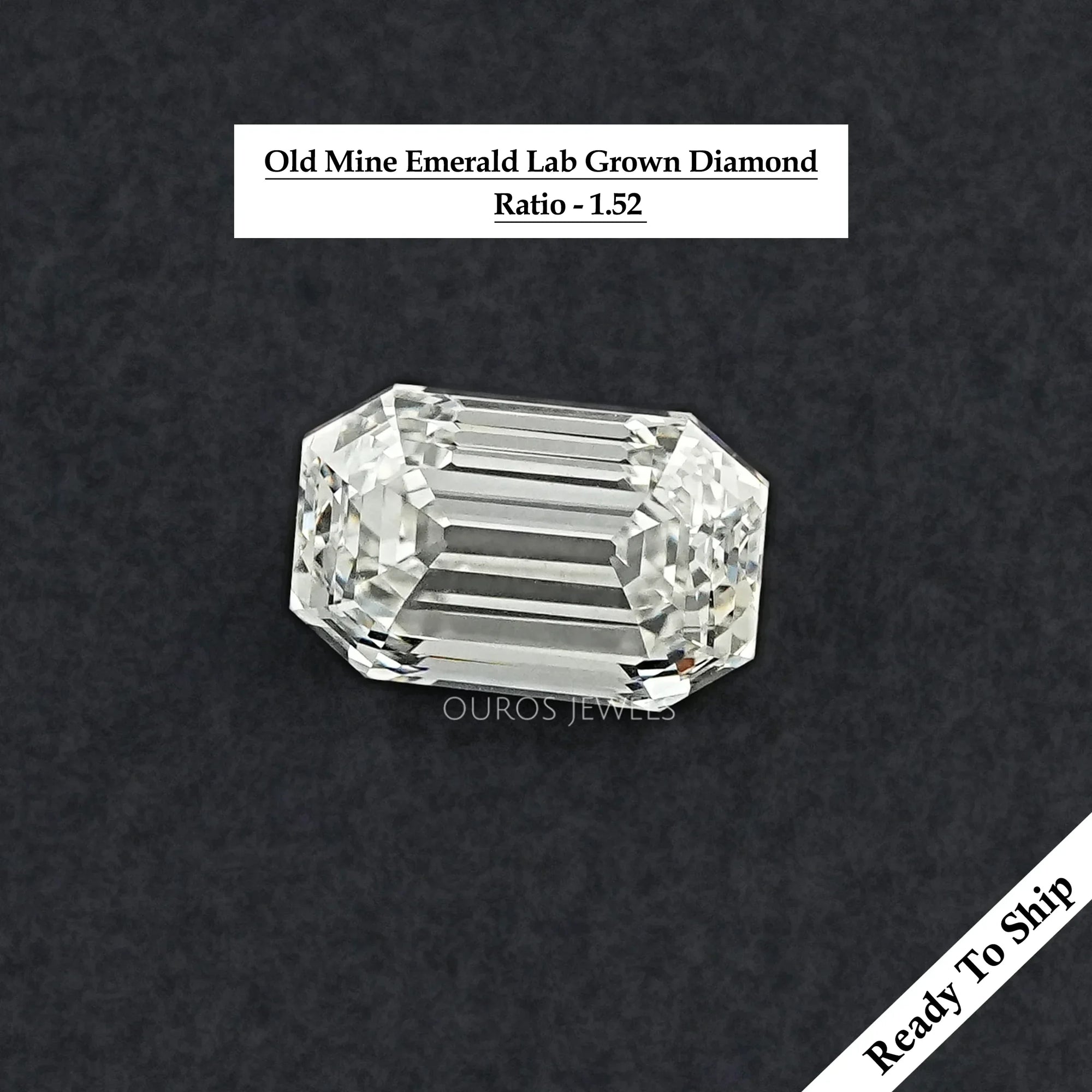 Old Mine Emerald Lab Grown Loose Diamond Loose