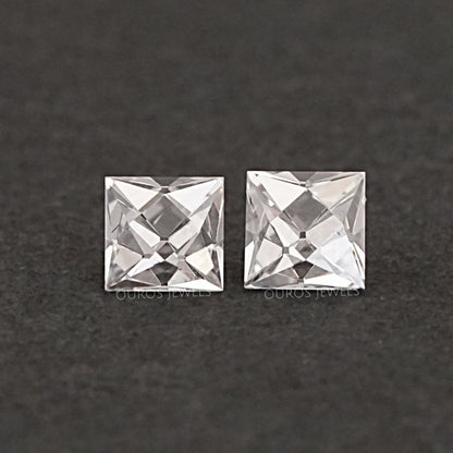 French Cut Lab Grown Diamond Matching Pair Loose