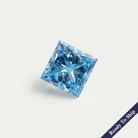 Blue Princess Lab Grown Loose Diamond