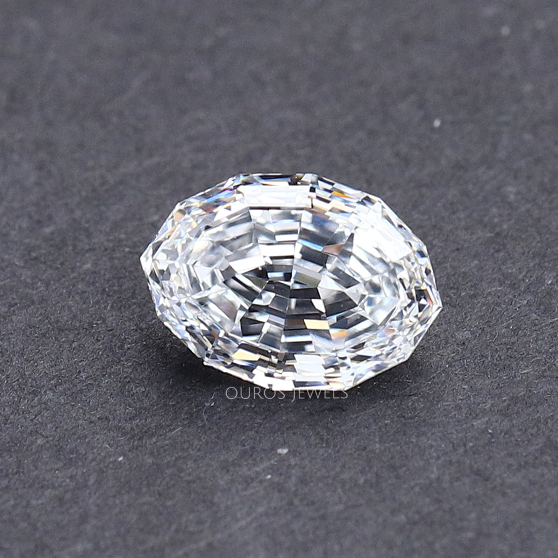 1.00 Carat Step Cut Oval Lab Grown Diamond