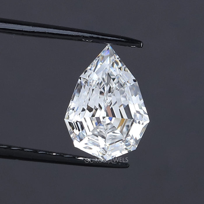Diamant de laboratoire de 1,50 carat, taille poire à coupe progressive