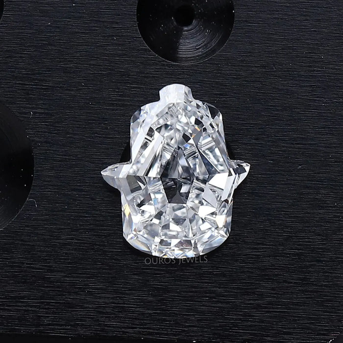 Diamant Hamsa taillé à la main de 1,00 carat, cultivé en laboratoire