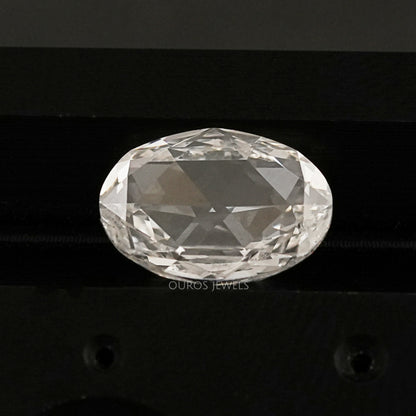 Antique Rose Cut Oval Lab Grown Diamond