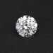 front view of 1.10 ct old european cut round lab grown diamond on fabric