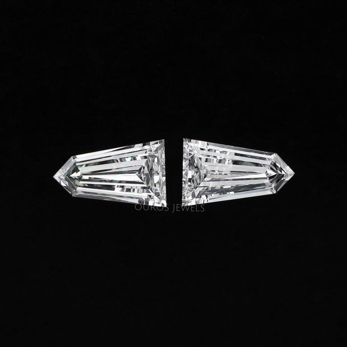 Bullet Cut Lab Grown Diamond Loose Pair