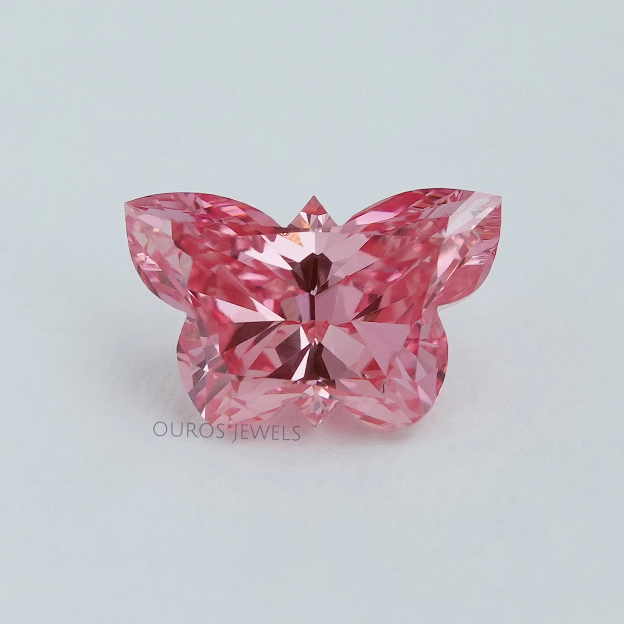 0.50 Carat Pink Butterfly Lab Grown Diamond