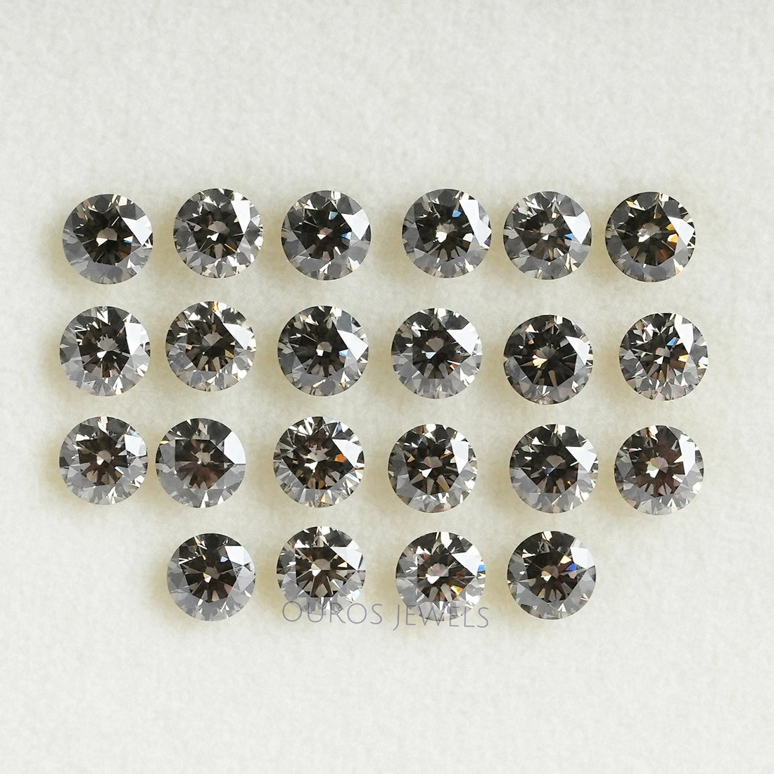 Black Round Cut Lab Grown Diamond Loose