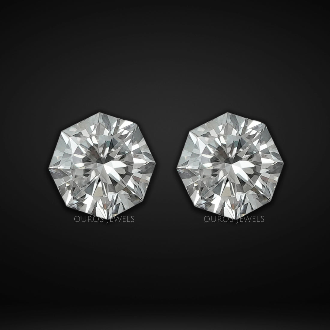 Octagon Shape Lab Diamond Loose Pair Loose