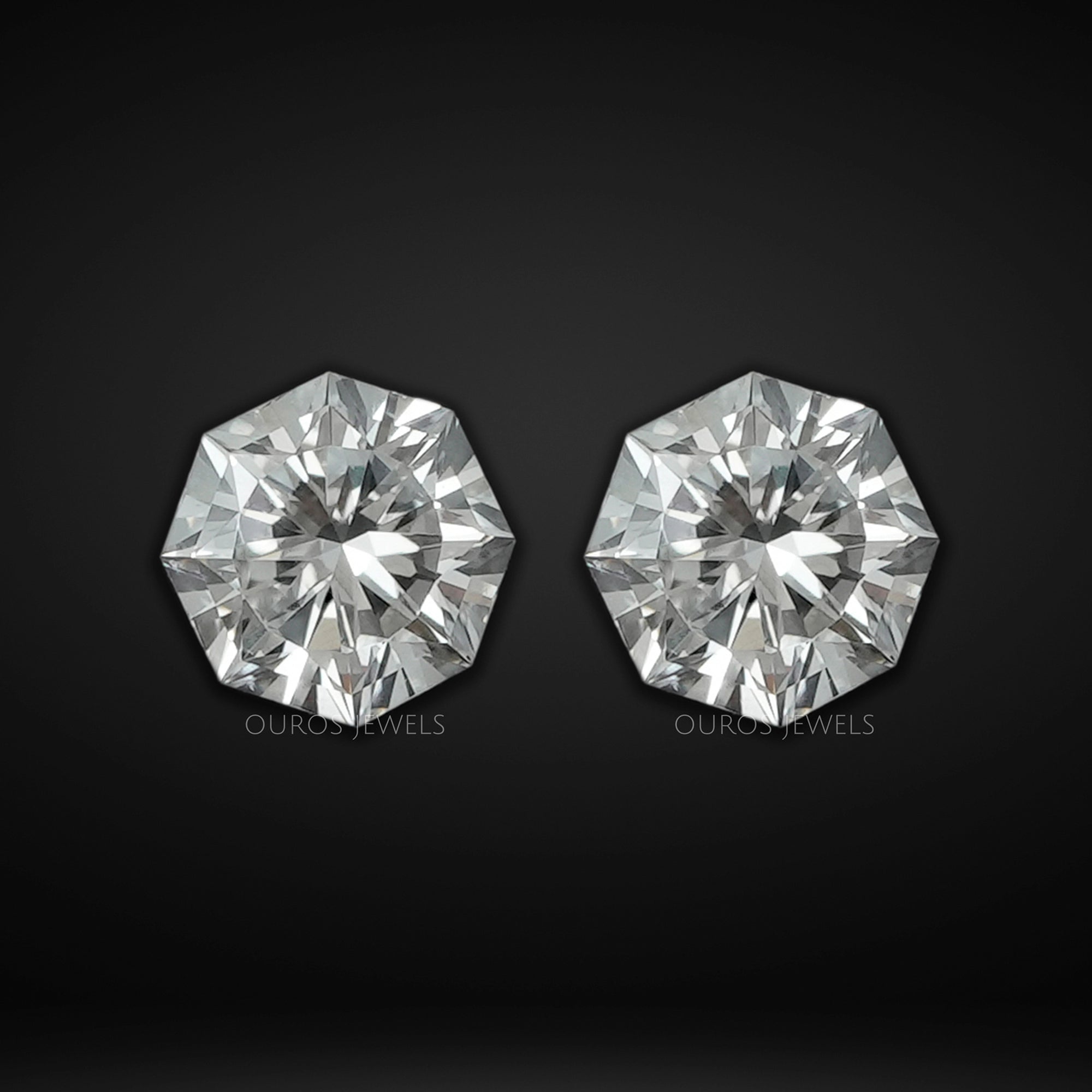Octagon Shape Lab Diamond Loose Pair Loose