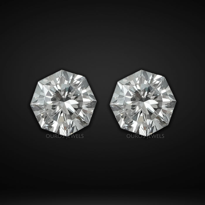 Octagon Shape Lab Diamond Loose Pair